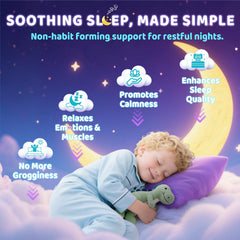 Child holding ELLAMENTZ gummies for a kid-friendly sleep routine