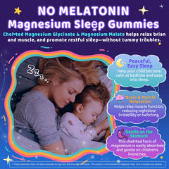 Ingredients scene highlights magnesium glycinate and lavender in gummies