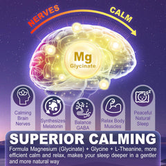 ELLAMENTZ magnesium gummies adults dosage image with two gummies.