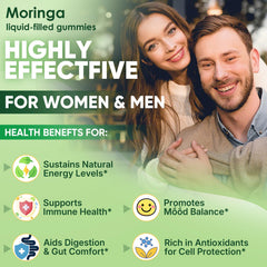 ELLAMENTZ Moringa Gummies with ashwagandha and turmeric for daily energy