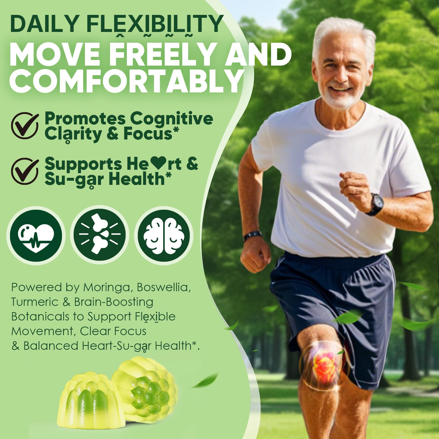 ELLAMENTZ Moringa Gummies include lactobacillus and zinc for gut balance