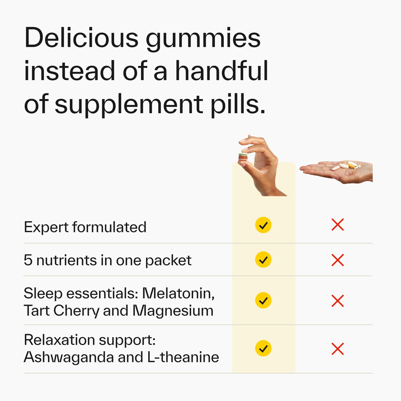 Elo Health Sleep Gummies vegan-friendly label for plant-based shoppers