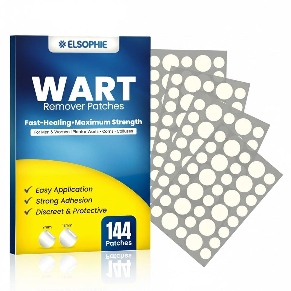 Elsophie fast acting wart patches pack for discreet, effective treatment