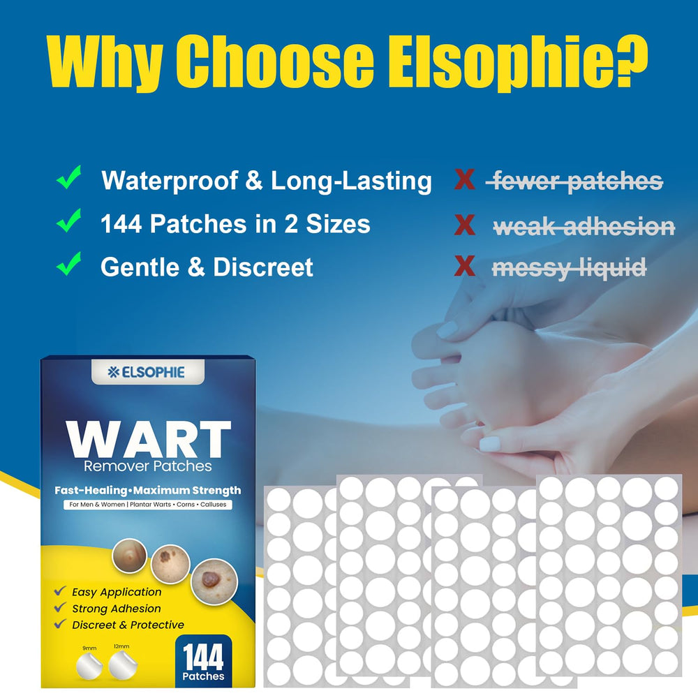 Elsophie plant based salicylic formula for gentle wart care