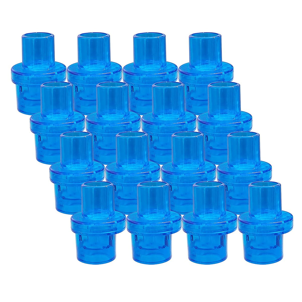 ELYSAID CPR rescue valve pack 100—bulk set for training sessions, easy distribution and hygiene.