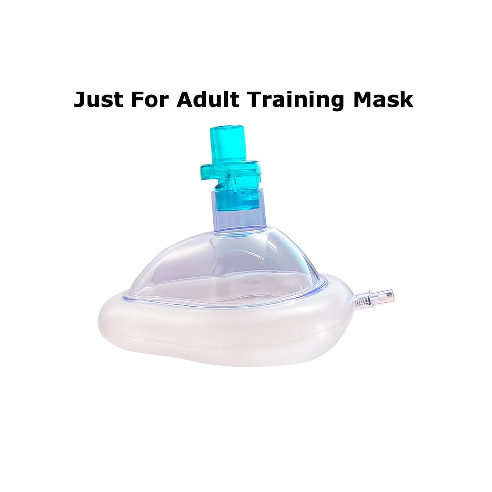 ELYSAID CPR valve in use with a training mask for practice scenarios