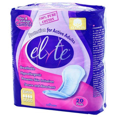 Elyte cotton hypoallergenic bladder pad 5x13 inches with secure self-adhesive fit