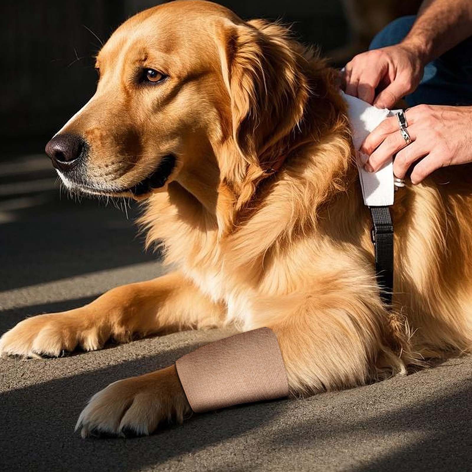 Elzrghs pet-use bandage wrap suitable for dogs and cats.