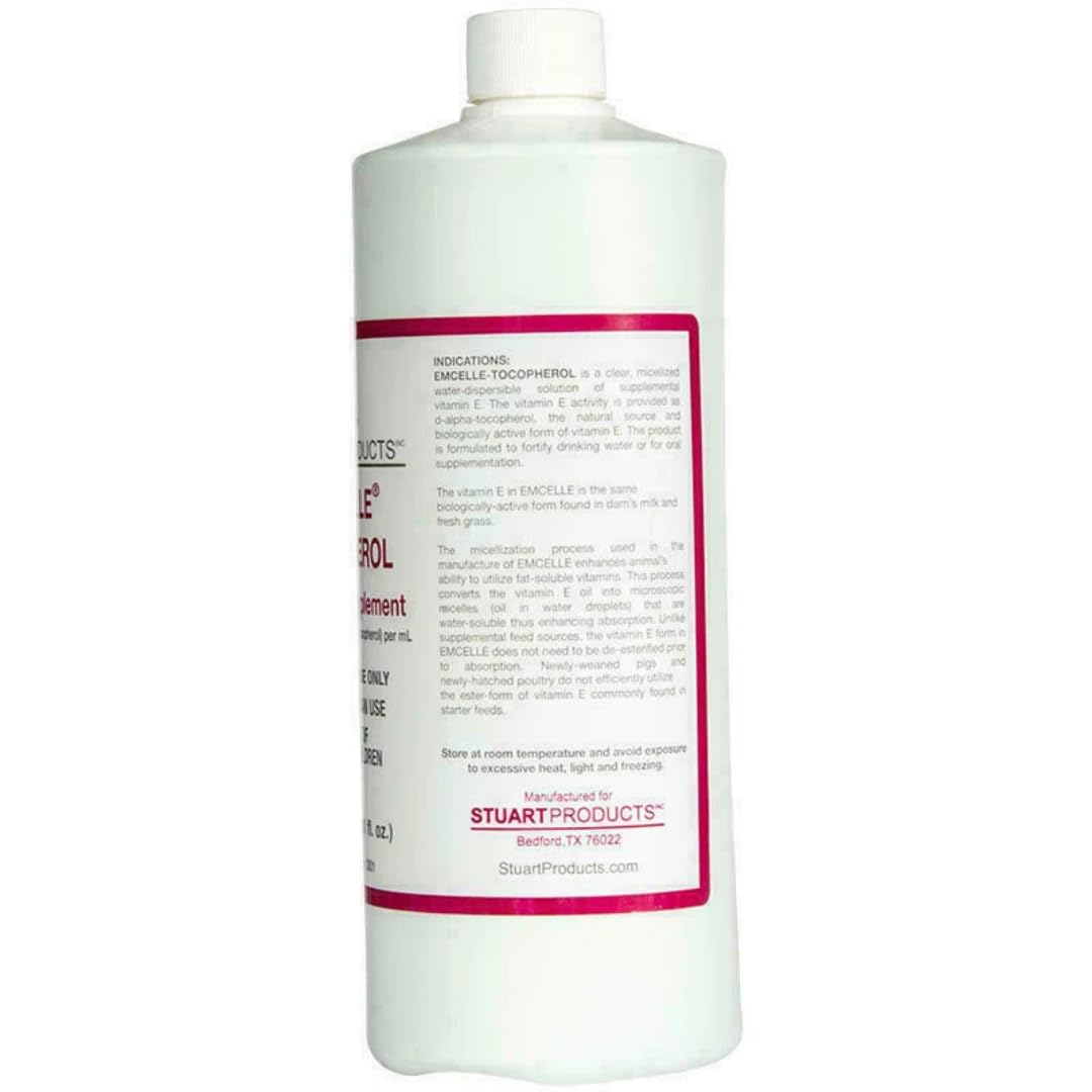 Emcelle Tocopherol bottle with pump for precise dosing at 2000 IU per stroke
