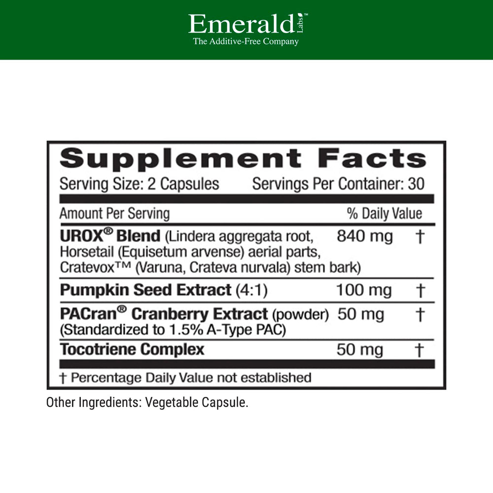 Emerald Labs PACran cranberry extract capsule for bladder support