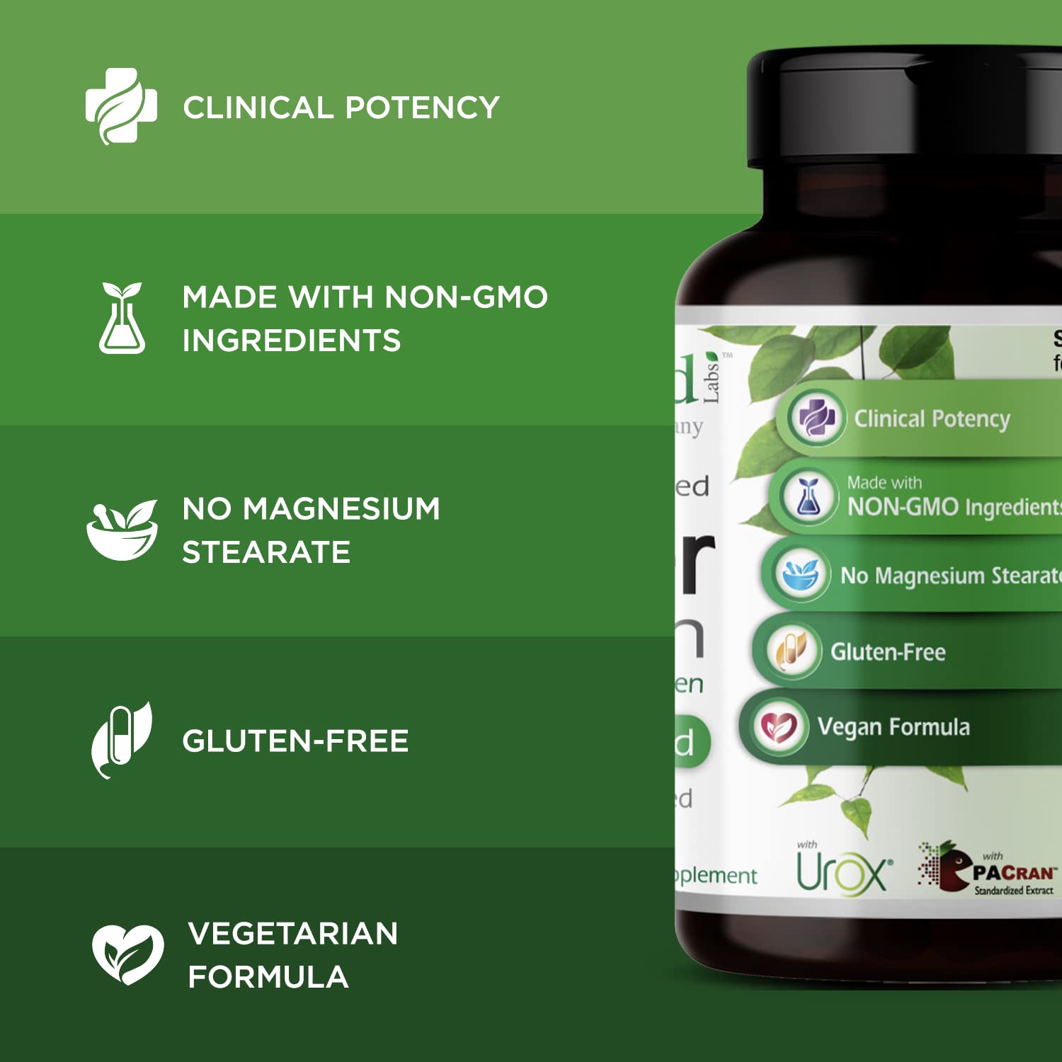 Emerald Labs UROX blend capsule highlighting urinary wellness support