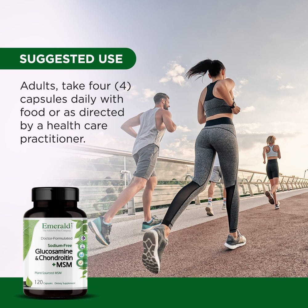 Bottled supplement conveys doctor-formulated quality for bone and joint support.