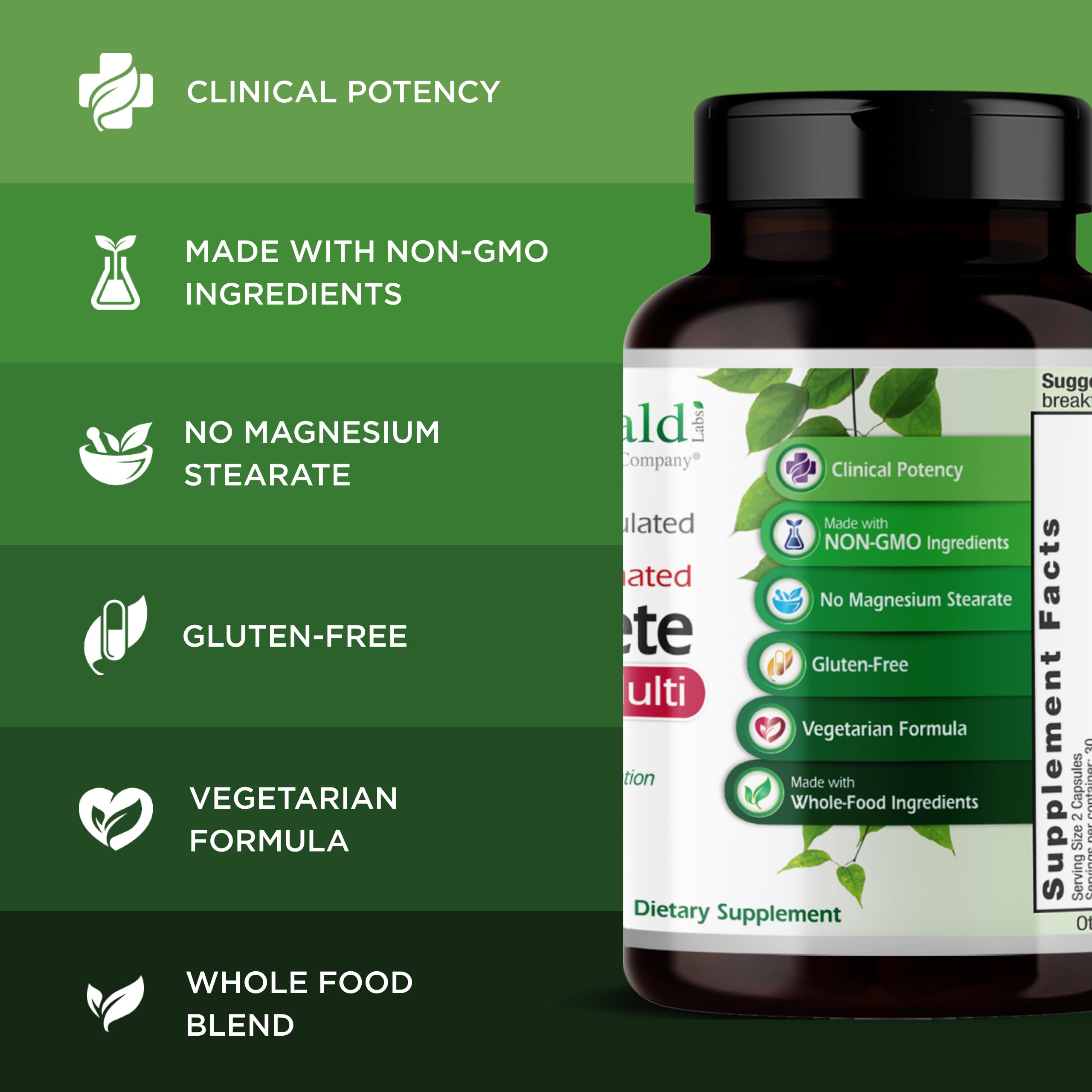 Emerald Labs Complete Premium Multi pour, easy daily dosing