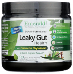 Emerald Labs Leaky Gut Health bottle with capsules for digestive support and gut comfort