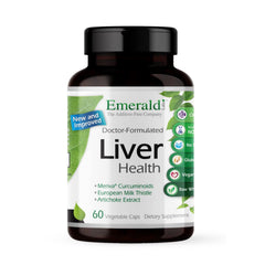EMERALD LABS Liver Health bottle front view showing liver-support formula