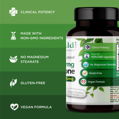 Bottle features the EMERALD LABS ingredients panel for quality nutrients.