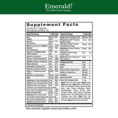 Emerald Labs Prenatal vegetable capsules ready for easy, plant-based supplementation.