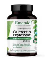 Emerald Labs Quercetin Phytosome bottle with capsules for daily immune support