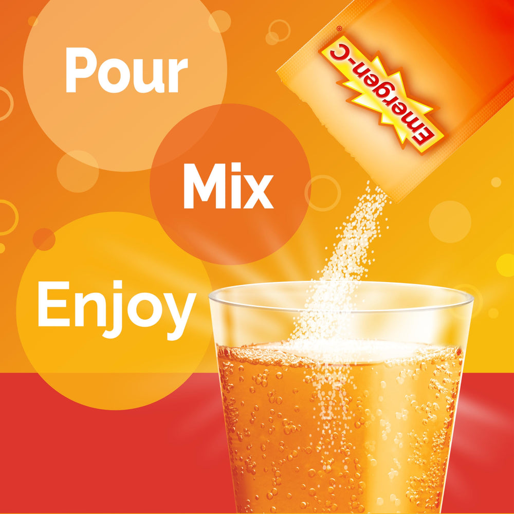 Emergen-C B vitamins support energy during busy days.