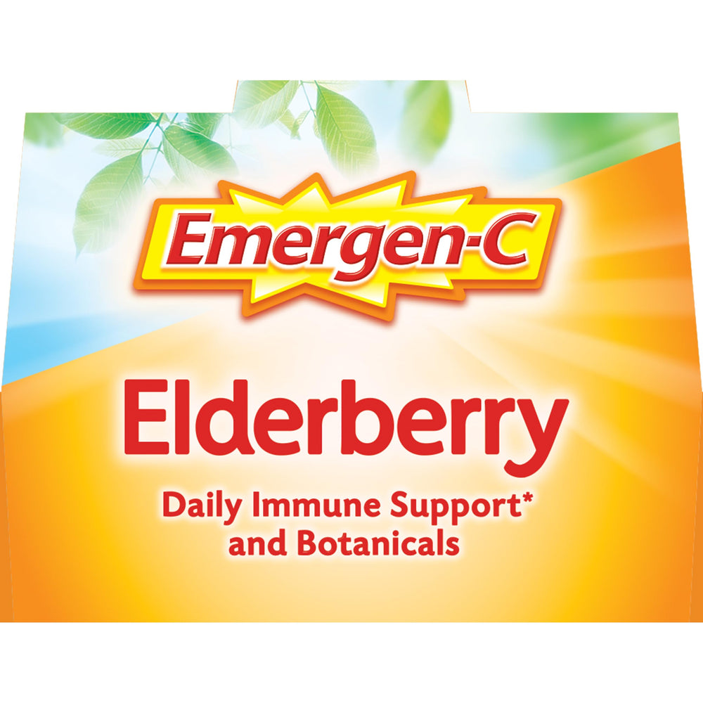 Emergen-C Elderberry with zinc and manganese for antioxidant-friendly support.
