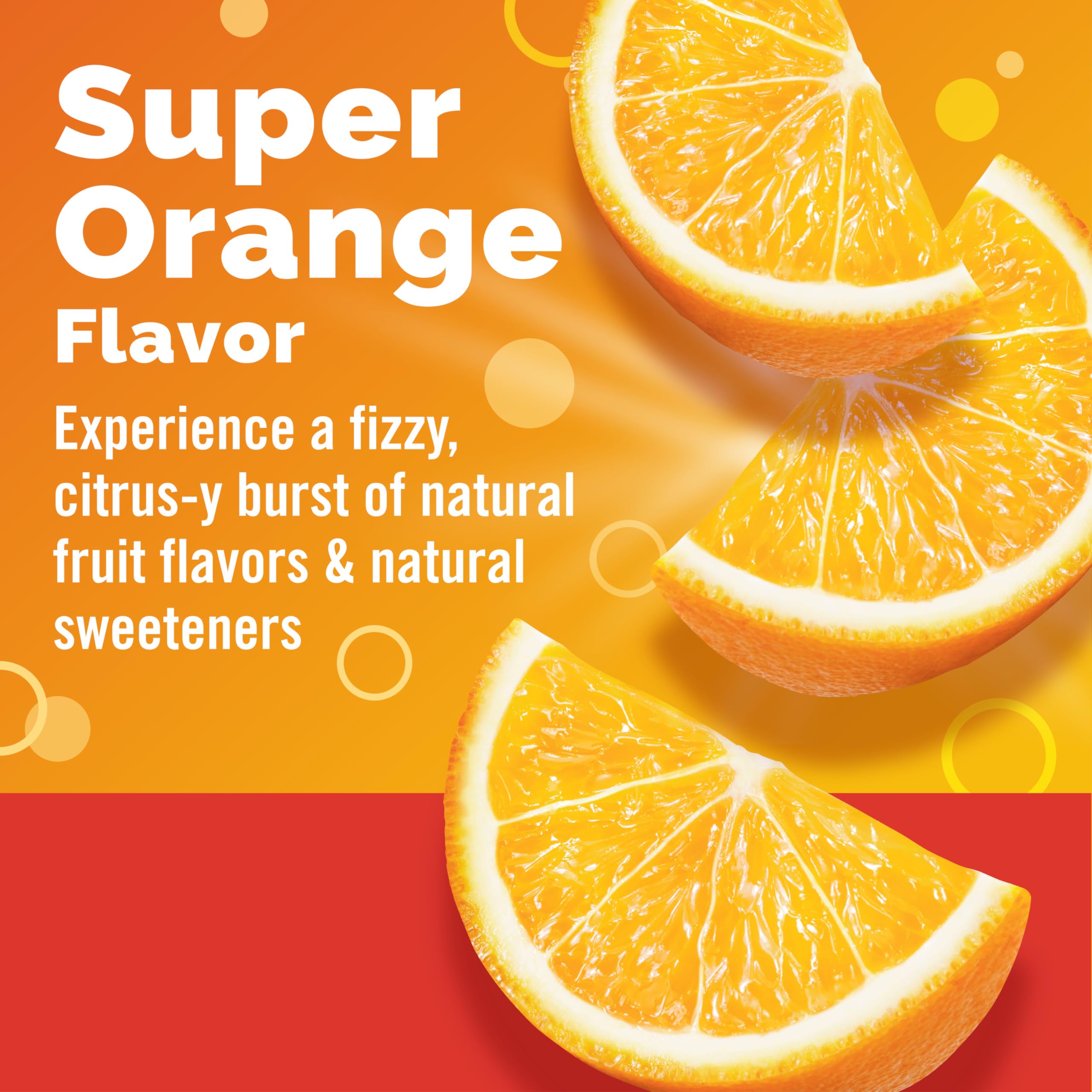 Emergen-C dissolving powder in water glass for fast vitamin C boost.