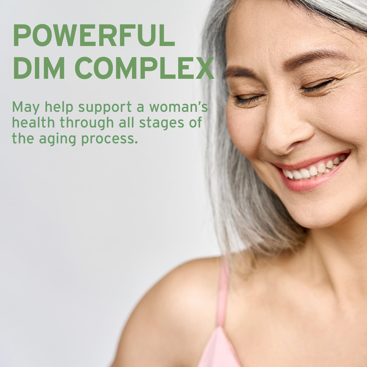 Emerita DIM supplement label highlights 100 mg DIM per serving