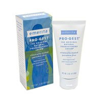 Emerita Progest Parab Free Cream bottle for fragrance-free topical skin care and daily use.