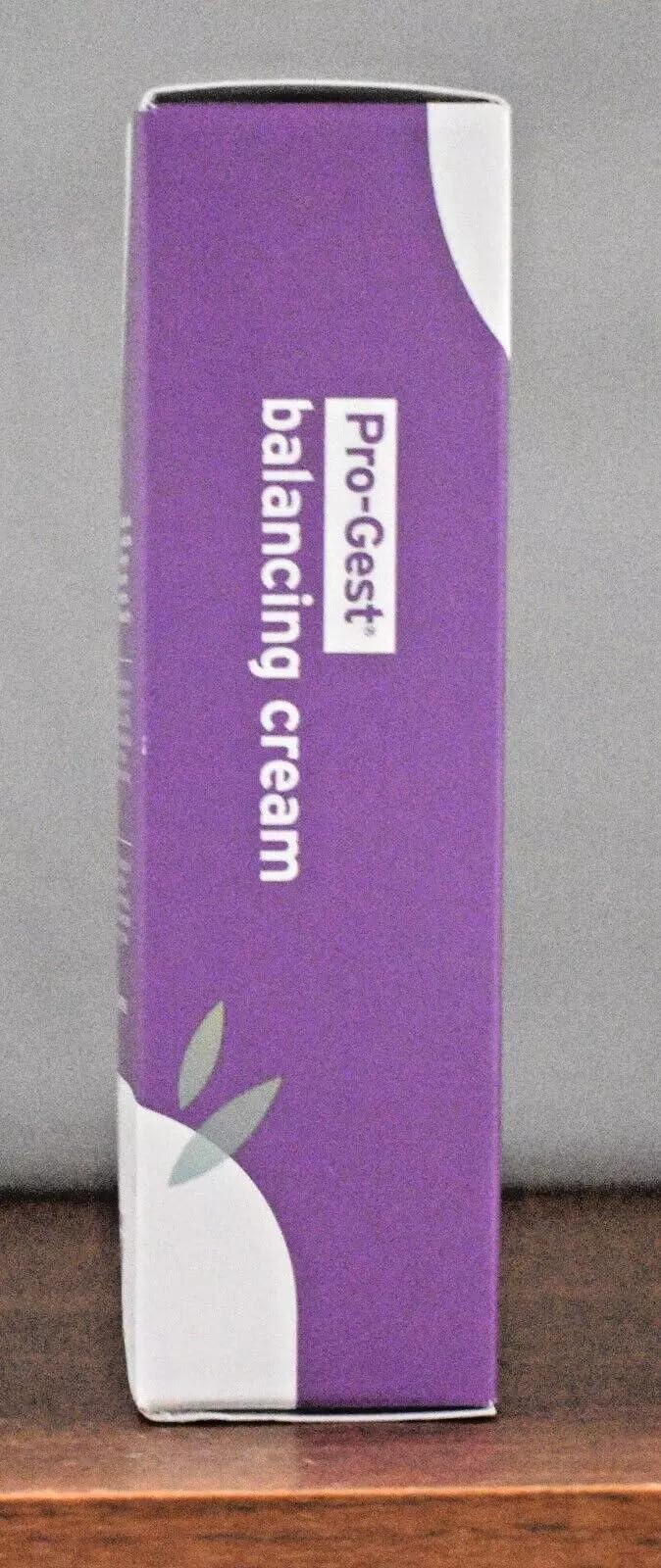 Emerita Progest packaging on shelf highlights paraben-free formula