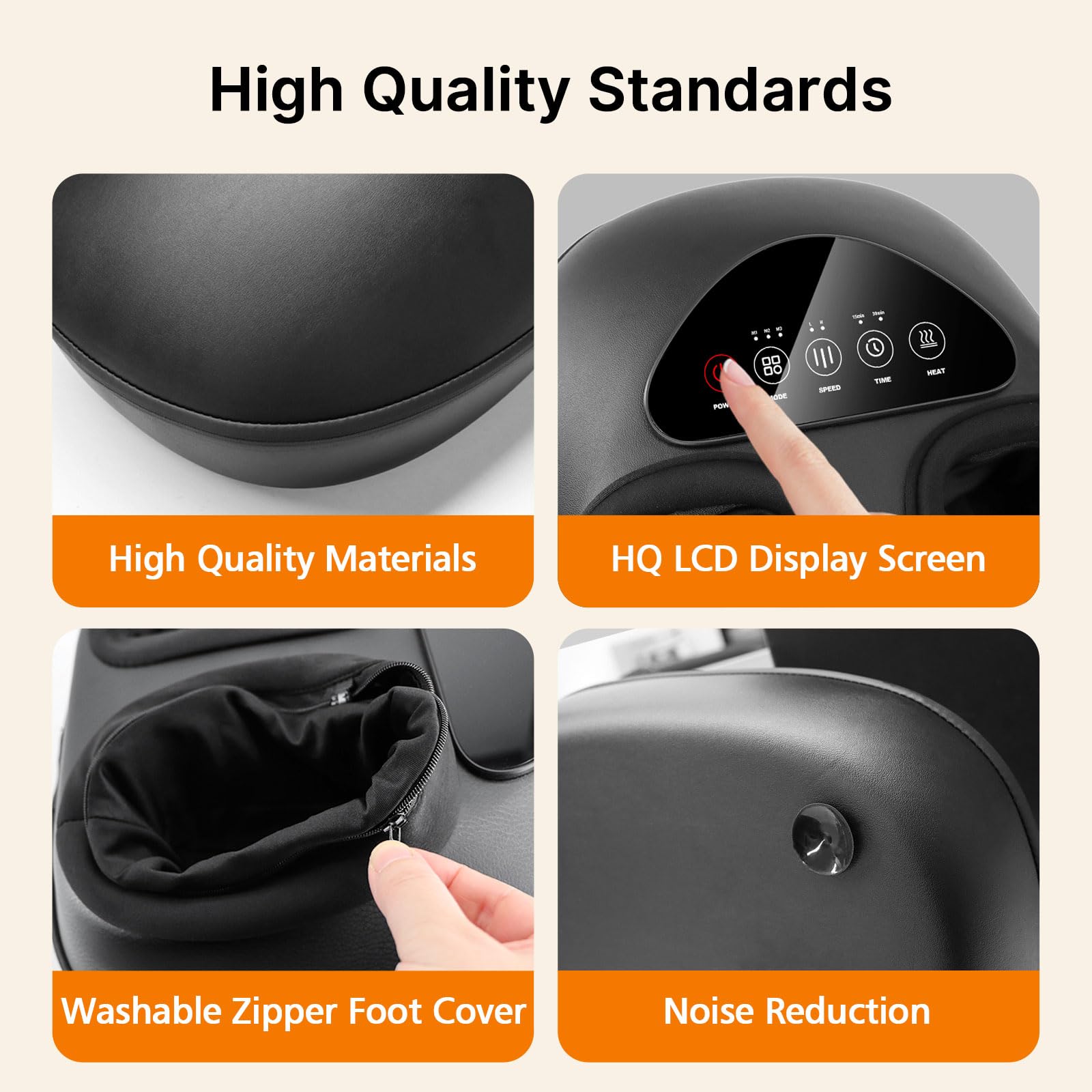 Emicool Foot Massager ergonomic wrap design hugs feet for precise care.