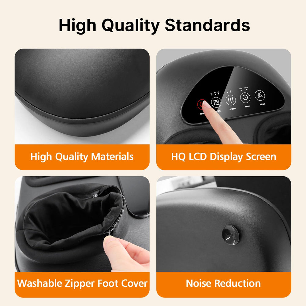 Emicool Foot Massager ergonomic wrap design hugs feet for precise care.