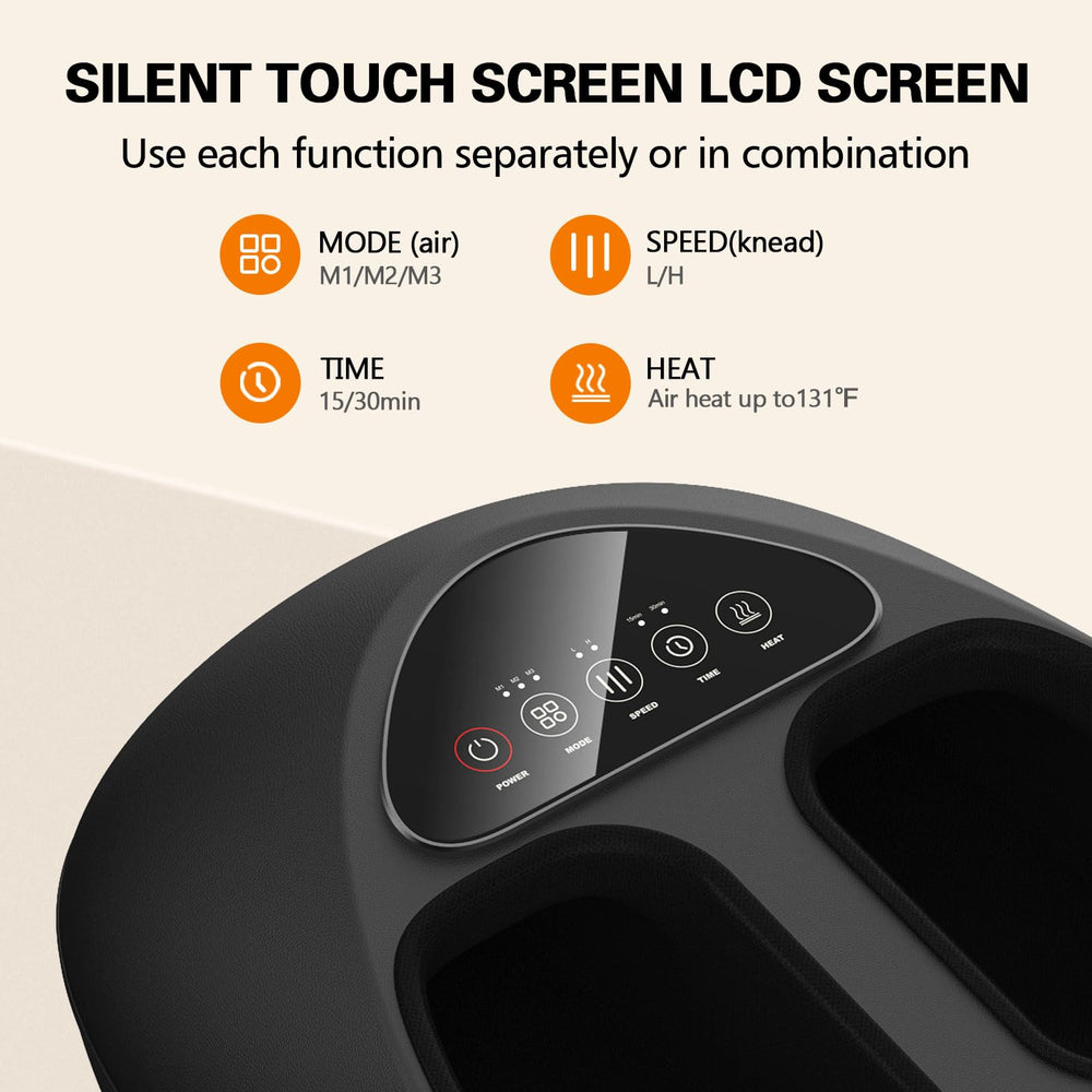 Emicool Shiatsu Foot Massager delivers deep kneading to target tired arches.