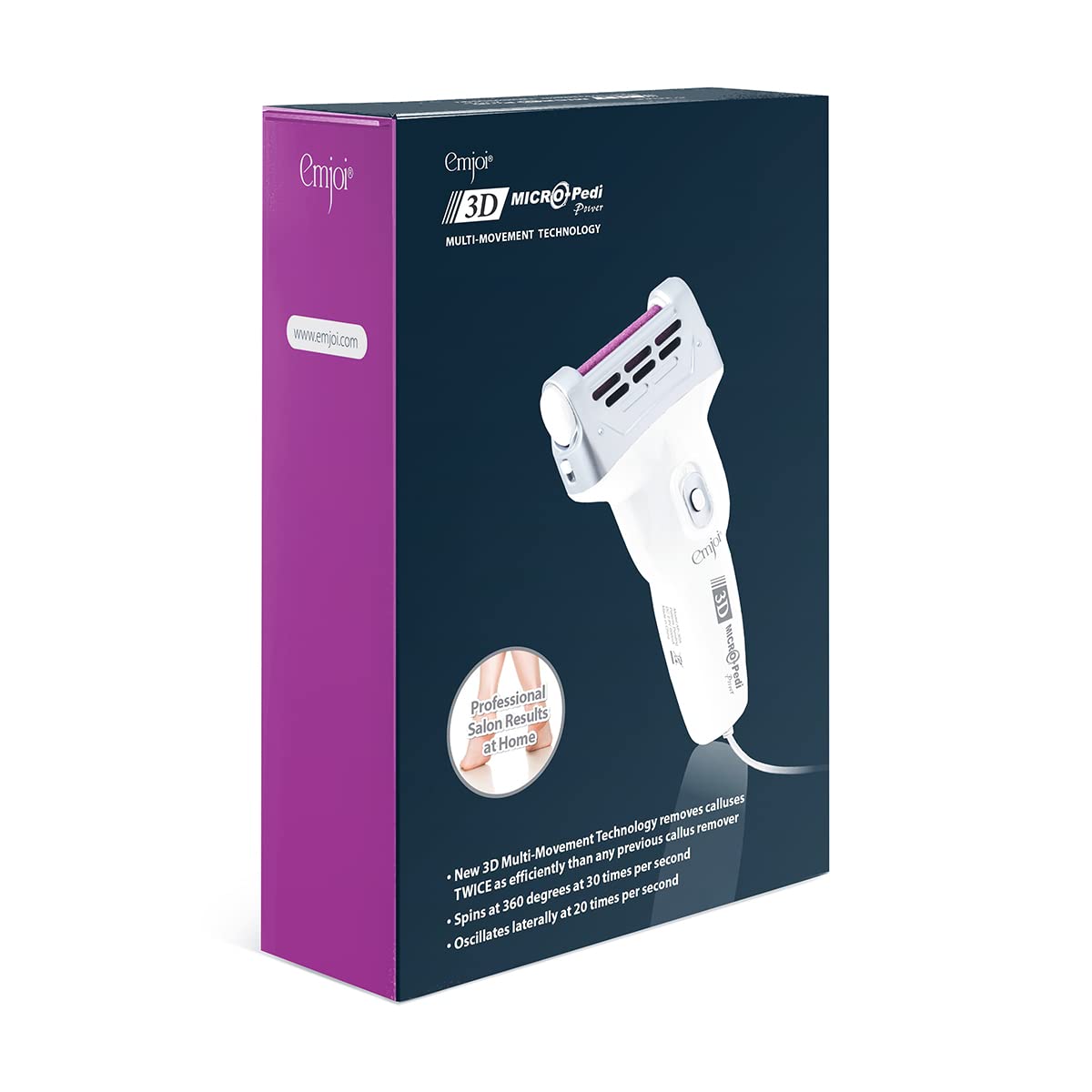 Emjoi Micro-Pedi 3D Power 360 spin action buffing soles