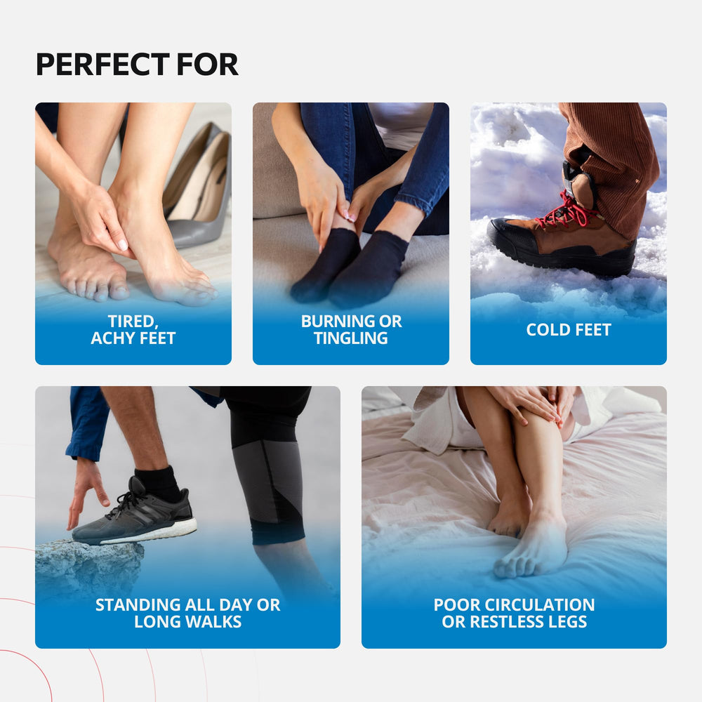 EMSense three heat levels shown for personalized warmth during use.