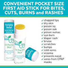 Emu Joy burn relief stick for minor kitchen burns