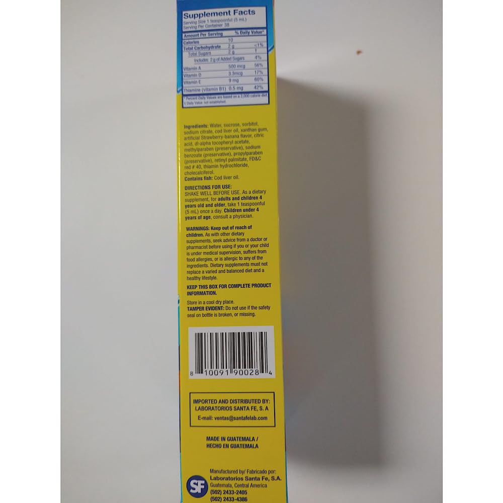 Ballena Azul Emulsion packaging box and label for easy identification