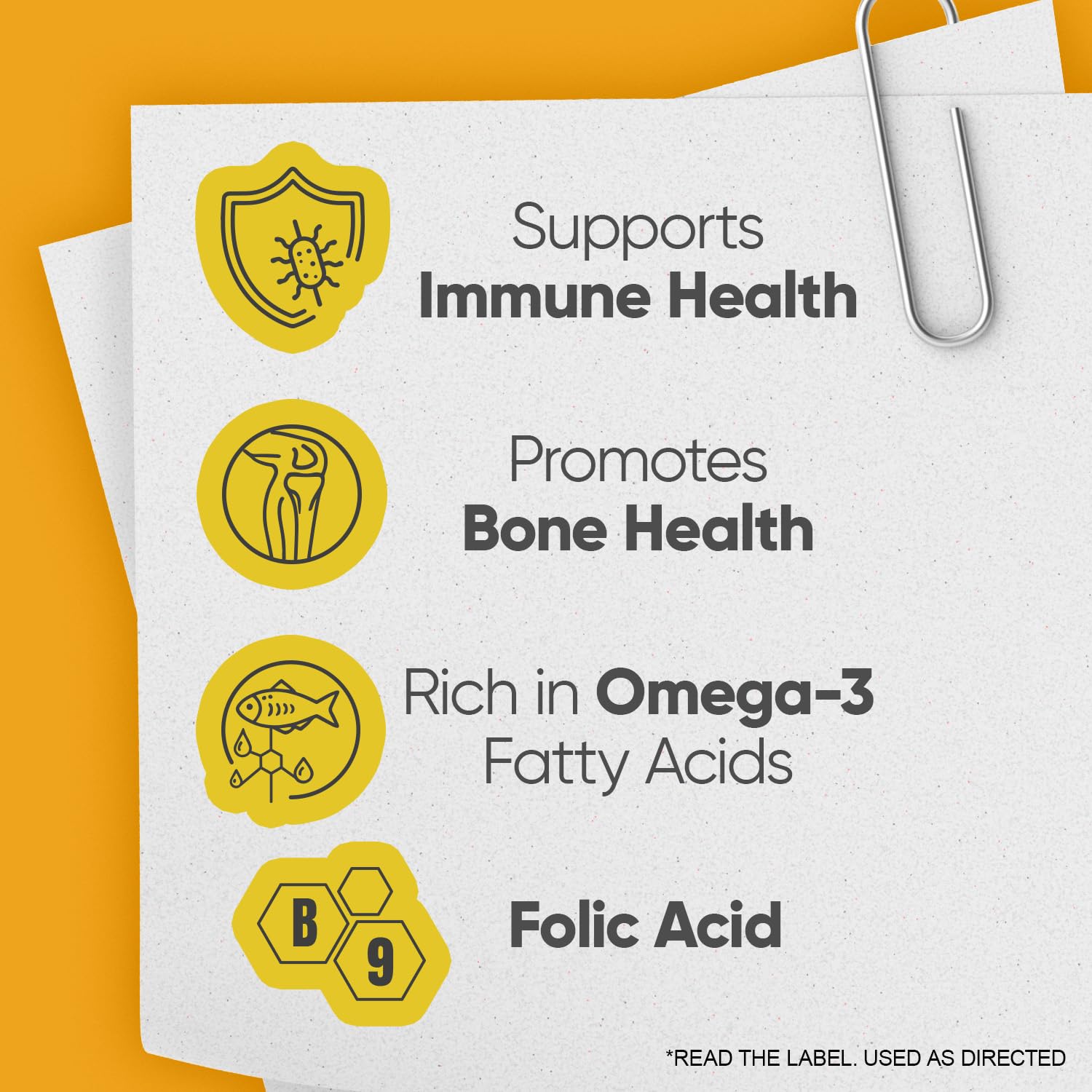 Emulsion de Escocia Omega 3 Gummies for Kids ingredients list and formula
