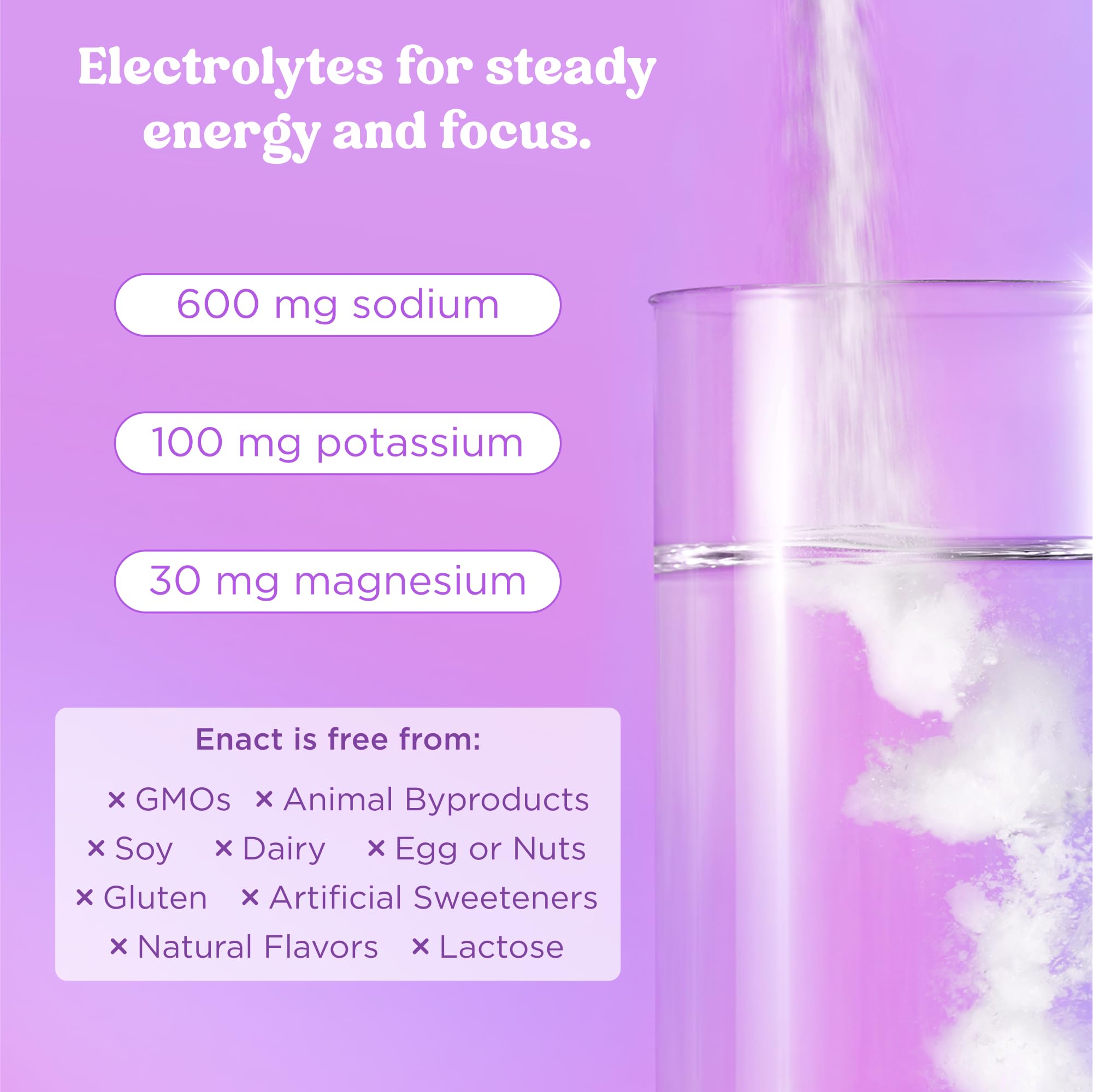 Enact Hydration unflavored-mix blends into coffee or smoothies.