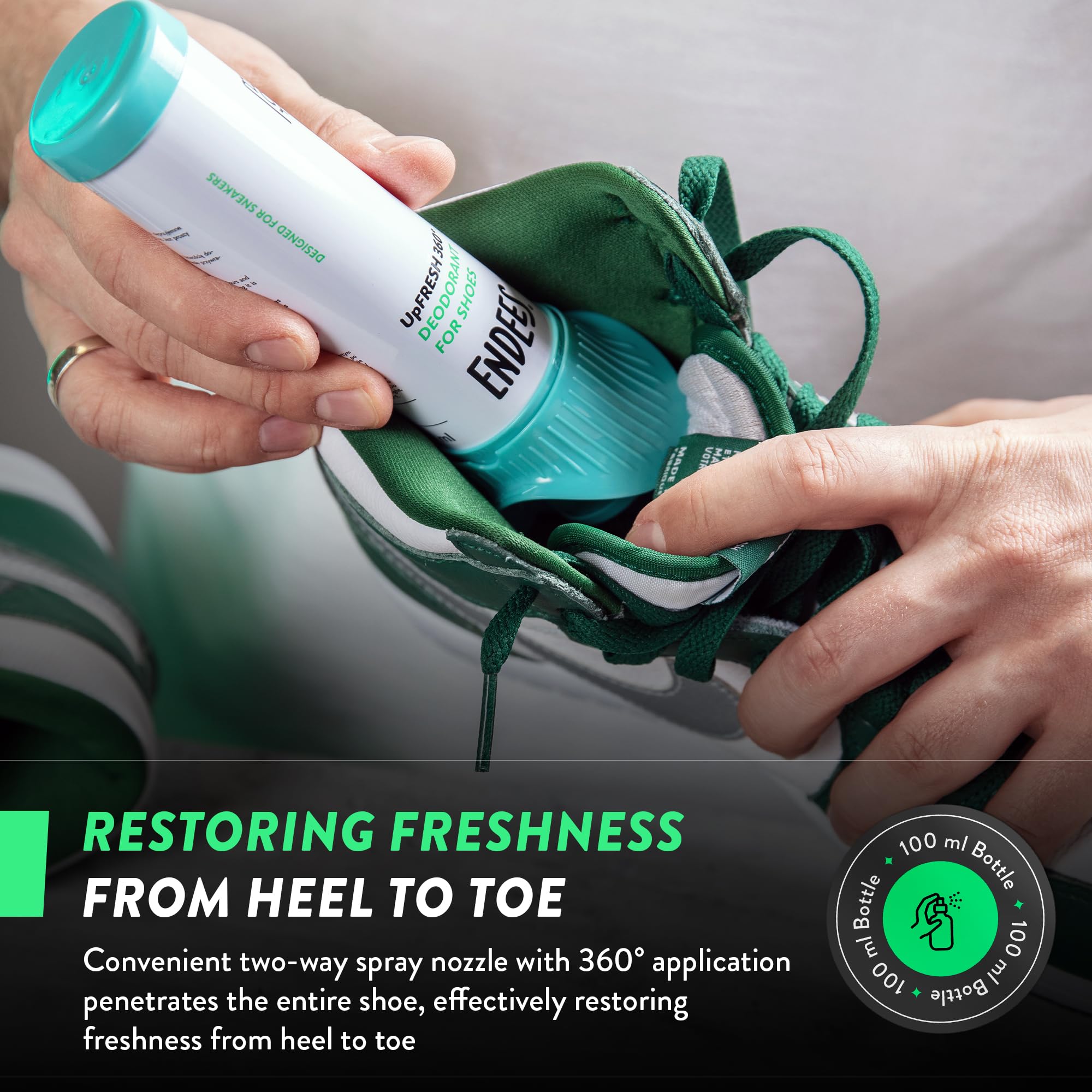 Endees UpFresh 360 botella compacta ideal para viaje