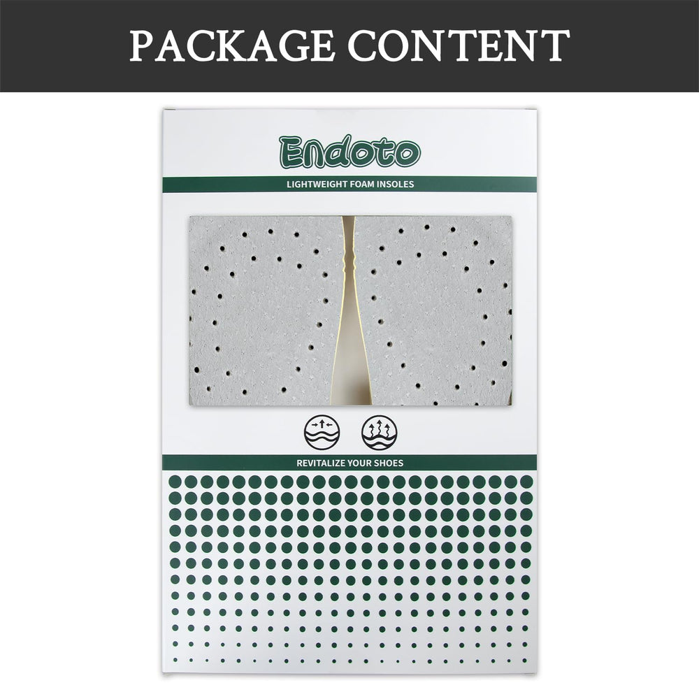 Endoto Classic Insoles machine-washable make cleaning quick and simple.