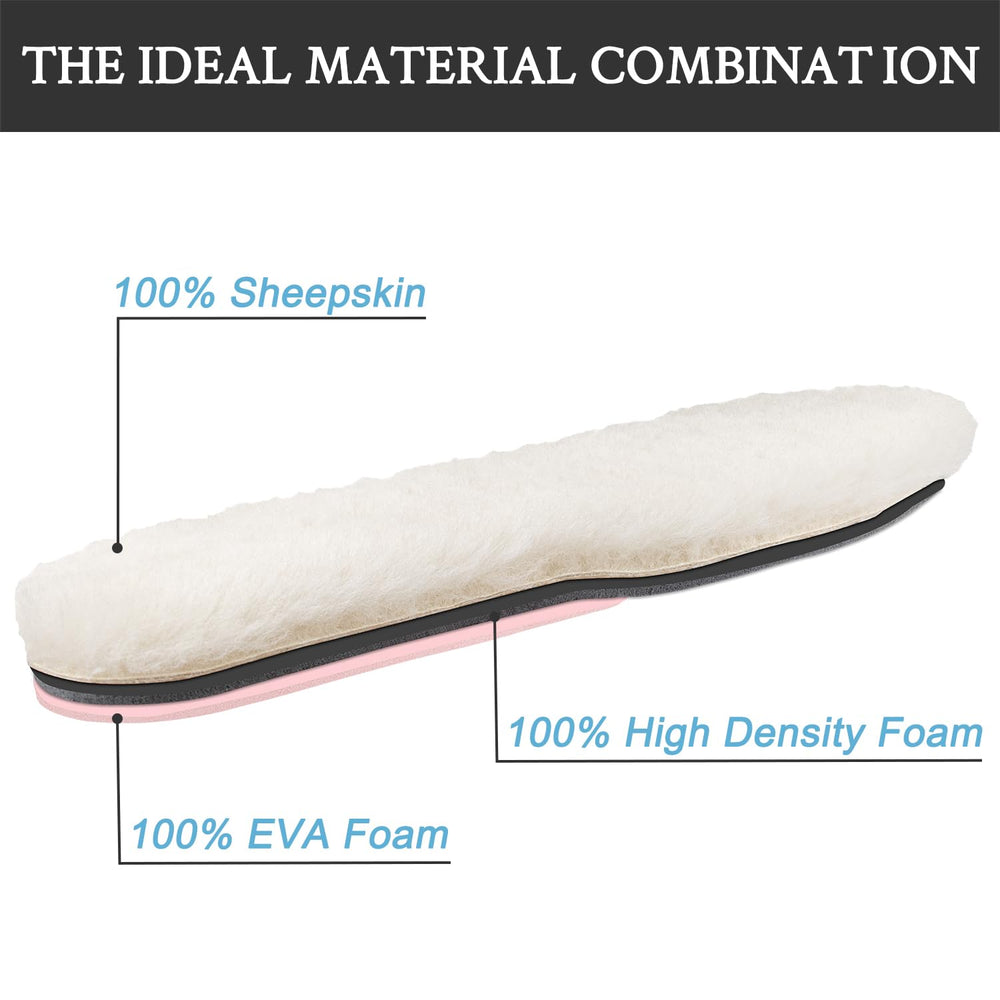 Endoto insoles close-up reveals high-density foam cushioning for support.