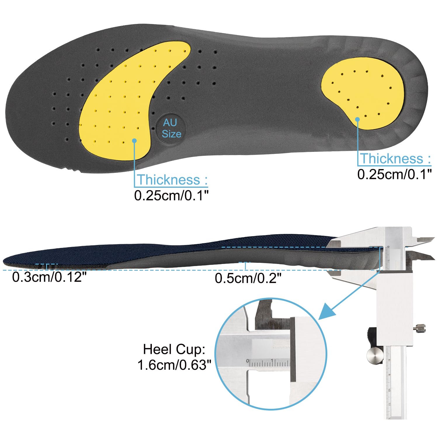 Endoto insoles interlayer foam provides stability and shock absorption.