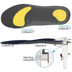 Endoto insoles interlayer foam provides stability and shock absorption.