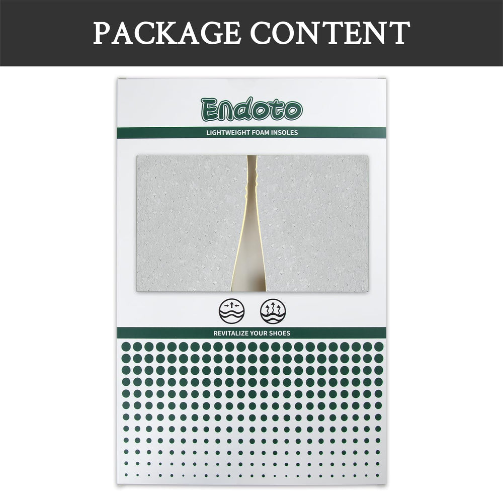 Endoto replacement insole in Hey Dude Wendy shoe demonstrates easy swap-in fit.