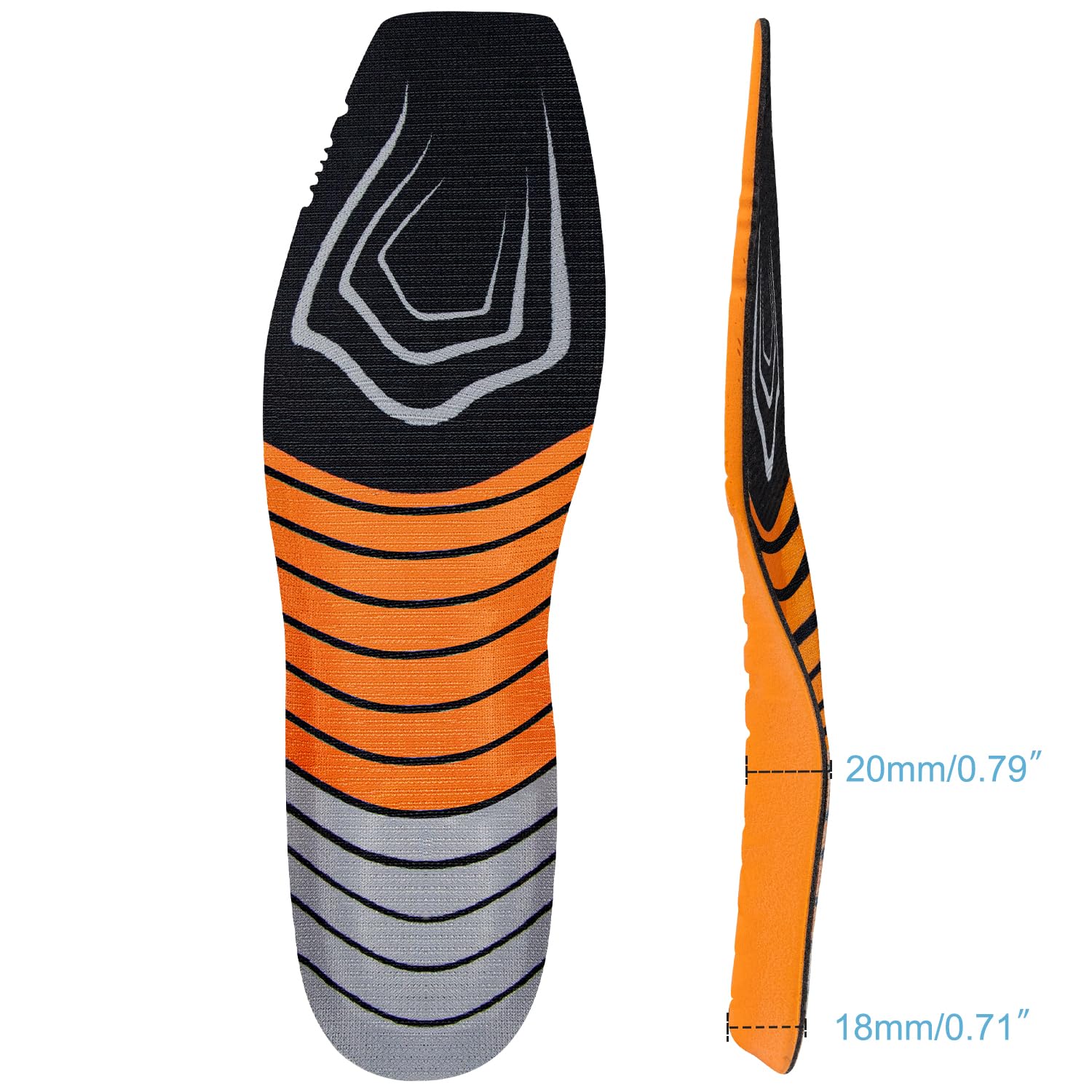 Endoto replacement shoe inserts men ensure a fresh fit and improved cushioning in work boots.