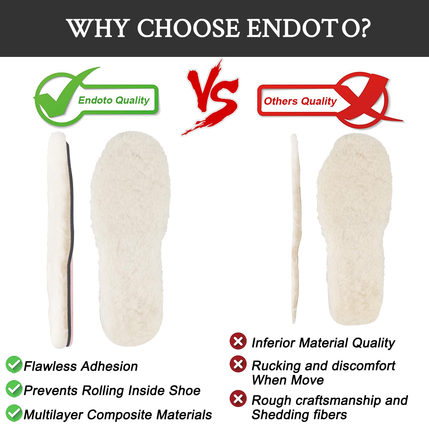 Endoto pink insoles size W10 EU41 ready for UGG slipper fit.