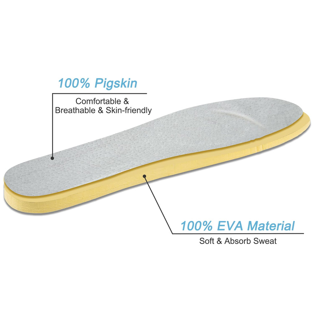 Endoto ultra-lightweight design insoles reduce bulk for easier all-day wear.