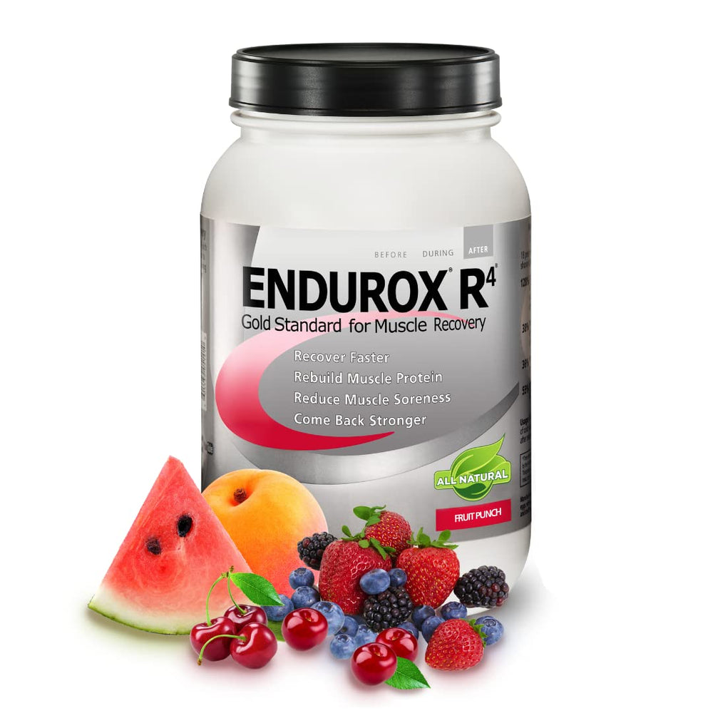 Endurox PacificHealth R4 I fruit punch tub for post-workout recovery