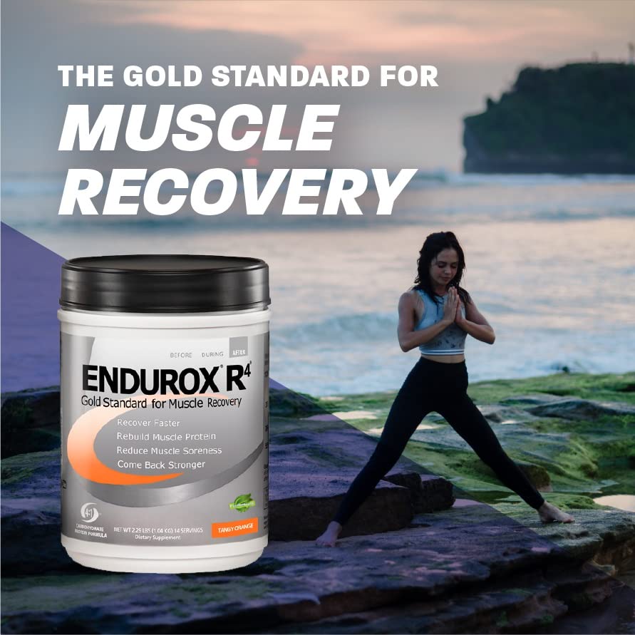 Endurox PacificHealth R4 I glass with fruit punch after workout hydration