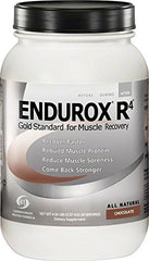 Endurox R4 chocolate shake ready after training showcasing flavor.