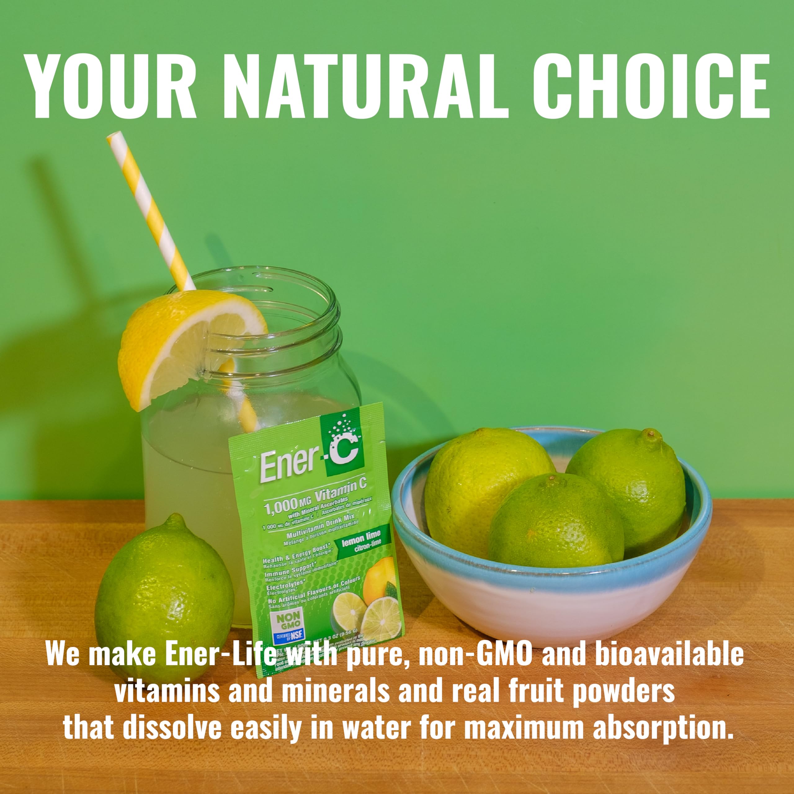 Ener-C purity testing image communicates third-party verification for safety and quality